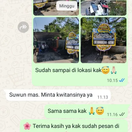 Pengiriman Papan Bunga Duka Grantung Bayan